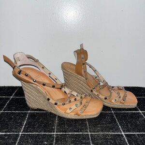 Dolce Vita Maxton Espadrille Wedge Sandal, Tan, Size 9